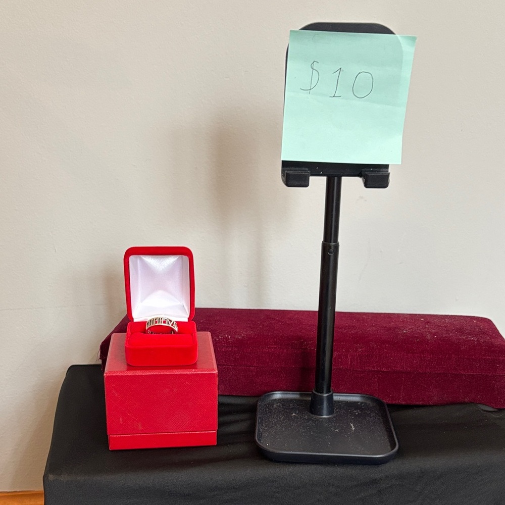Red Ring Box with White Interior